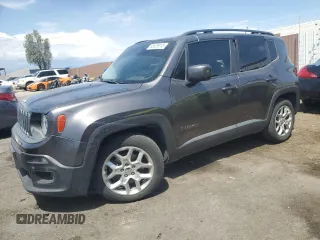 2017 Jeep Renegade Altitude with VIN ZACCJABB2HPE81020, listed as a Copart auction lot 55526015 with 98,205 mi miles and Salvage title. Bid and sale history available at DreamBid. Image 1.