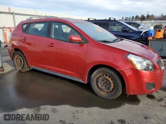 2009 Pontiac Vibe with VIN 5Y2SM67079Z418845, listed as a Copart auction lot 48888045 with 0 mi miles and Clean Title. Bid and sale history available at carsss.com. Image 4.