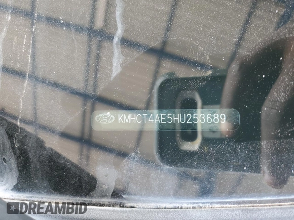2017 Hyundai Accent SE with VIN KMHCT4AE5HU253689, listed as a Copart auction lot 48906255 with 101,846 mi miles and Salvage Title. Bid and sale history available at carsss.com. Image 12.