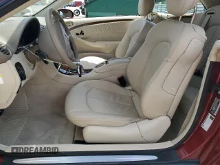 2008 Mercedes-Benz CLK 350 with VIN WDBTK56F48T094425, listed as a Copart auction lot 54401365 with 66,818 mi miles and Salvage title. Bid and sale history available at DreamBid. Image 7.