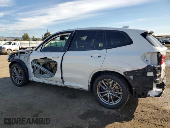2020 BMW X3 M40i with VIN 5UXTY9C09L9B31399, listed as a Copart auction lot 87004624 with Not Provided miles and Salvage Title. Bid and sale history available at DreamBid. Image 2.