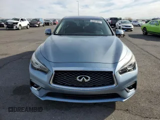 2018 Infiniti Q50 Sport with VIN JN1EV7AP3JM360338, listed as a Copart auction lot 83361504 with 47,008 mi miles and Salvage Title. Bid and sale history available at carsss.com. Image 5.