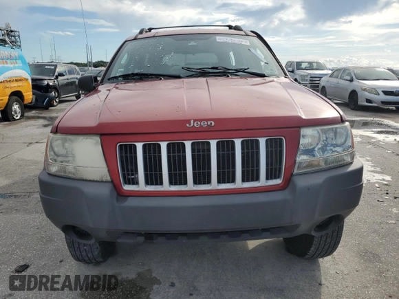 2004 Jeep Grand Cherokee Laredo z VIN 1J4GX48S24C348436, wystawiony jako Copart lot #61930385 z przebiegiem 97 536 mil mil oraz Szkoda całkowita • Salvage title. Historia ofert i sprzedaży dostępna na DreamBid. Obrazek 5.