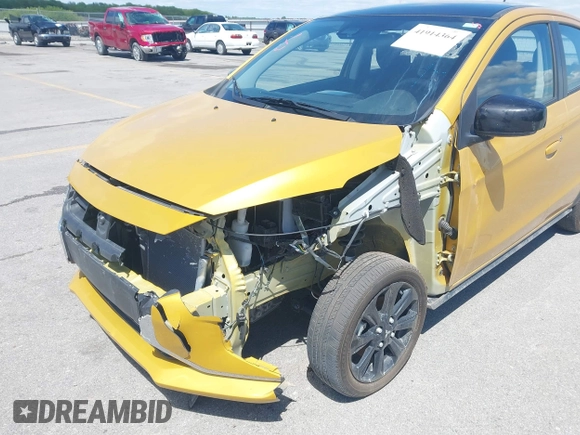 2023 Mitsubishi Mirage Black Edition with VIN ML32AWHJ0PH001038, listed as a IAAI auction lot 41914364 with 25,165 mi miles and . Bid and sale history available at DreamBid. Image 6.