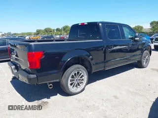 2018 Ford F-150 XL with VIN 1FTFW1EG9JFC63669, listed as a IAAI auction lot 41748012 with 143,584 mi miles. Bid and sale history available at carsss.com. Image 4.