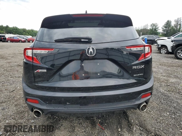 2022 Acura RDX w/A-Spec Package with VIN 5J8TC2H62NL008830, listed as a Copart auction lot 63304184 with 16,267 mi miles and Salvage Title. Bid and sale history available at carsss.com. Image 6.