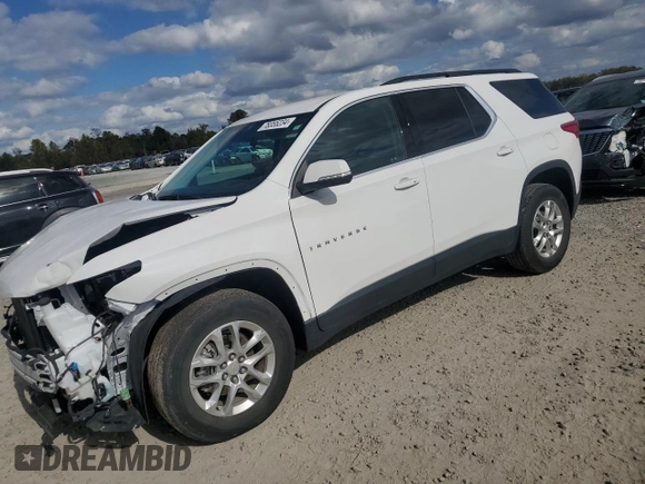2021 Chevrolet Traverse LT Cloth with VIN 1GNERGKW7MJ219101, listed as a Copart auction lot 78355234 with 32,418 mi miles and Salvage Title. Bid and sale history available at carsss.com. Image 1.
