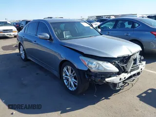 2014 Hyundai Genesis 3.8L z VIN KMHGC4DD3EU262360, wystawiony jako IAAI lot #41856447 z przebiegiem 165 417 mil mil oraz . Historia ofert i sprzedaży dostępna na DreamBid. Obrazek 1.