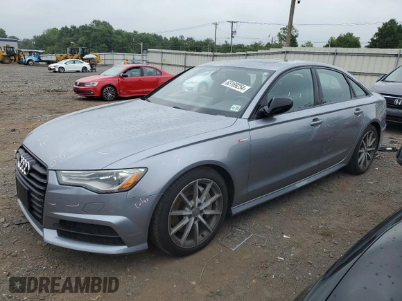2018 Audi A6 Sport with VIN WAUF3AFC1JN104300, listed as a Copart auction lot 63169254 with 62,224 mi miles and Salvage Title. Bid and sale history available at carsss.com. Image 1.