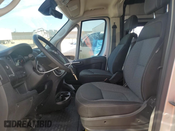 2021 Ram ProMaster Cargo with VIN 3C6LRVBG2ME584044, listed as a Copart auction lot 47633125 with 33,302 mi miles and Salvage Title. Bid and sale history available at carsss.com. Image 7.