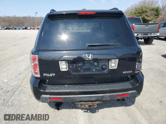 2006 Honda Pilot EX-L with VIN 2HKYF18706H553056, listed as a Copart auction lot 49003755 with Not Provided miles and Salvage Title. Bid and sale history available at DreamBid. Image 6.
