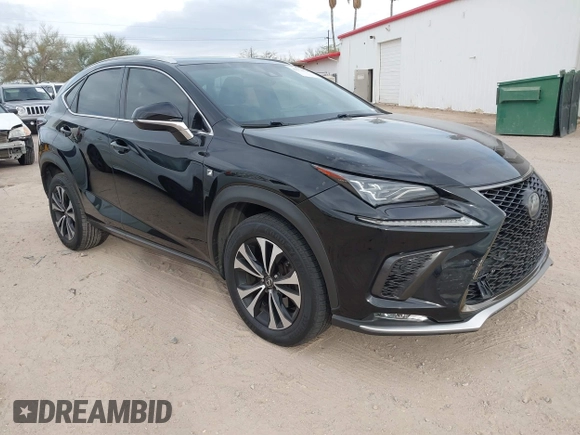 2018 Lexus NX with VIN JTJBARBZ6J2156729, listed as a IAAI auction lot 41578618 with 102,562 mi miles. Bid and sale history available at carsss.com. Image 1.