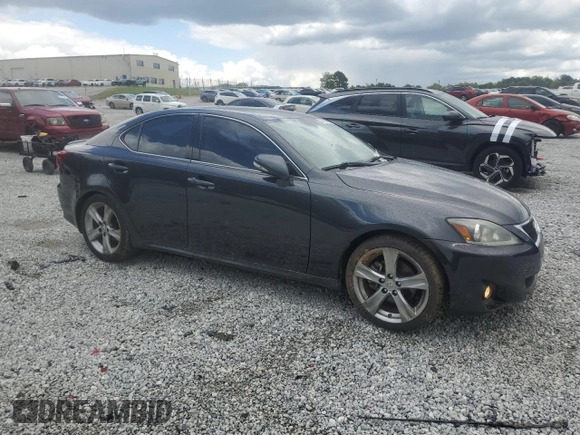 2011 Lexus IS 250 with VIN JTHBF5C22B5144946, listed as a Copart auction lot 52593265 with 97,088 mi miles and Salvage title. Bid and sale history available at DreamBid. Image 4.