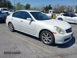 2006 Infiniti G35 with VIN JNKCV51E76M512330, listed as a IAAI auction lot 42022351 with 167,025 mi miles. Bid and sale history available at carsss.com. Image 1.