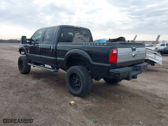 2015 Ford Super Duty F-250 SRW Lariat with VIN 1FT7W2BT8FEB50966, listed as a IAAI auction lot 41573237 with 137,250 mi miles. Bid and sale history available at carsss.com. Image 3.