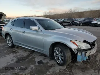 2013 Infiniti M37 with VIN JN1BY1AR4DM603393, listed as a Copart auction lot 86553784 with 112,288 mi miles and Salvage Title. Bid and sale history available at carsss.com. Image 4.