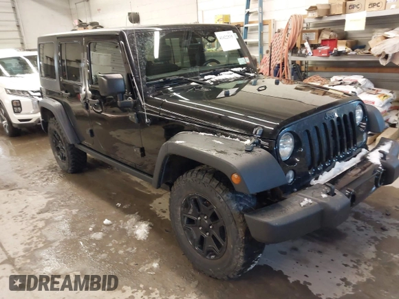 2016 Jeep Wrangler Unlimited Sport with VIN 1C4BJWDG9GL114359, listed as a IAAI auction lot 41422535 with 133,462 mi miles and . Bid and sale history available at DreamBid. Image 1.