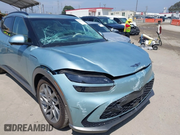 2023 Genesis GV60 Advanced z VIN KMUKCDTC8PU010482, wystawiony jako IAAI lot #42087483 z przebiegiem 92 233 mil mil oraz . Historia ofert i sprzedaży dostępna na DreamBid. Obrazek 6.