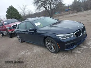 2016 BMW 7 Series 750i xDrive with VIN WBA7F2C53GG416834, listed as a IAAI auction lot 41851216 with 98,835 mi miles. Bid and sale history available at carsss.com. Image 1.