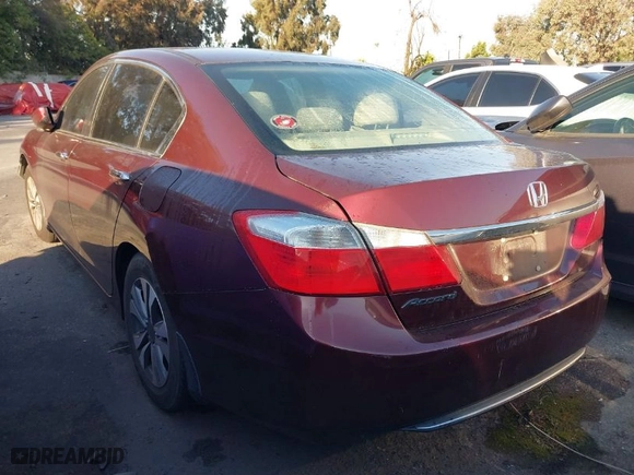 2013 Honda Accord Sdn LX with VIN 1HGCR2F33DA104595, listed as a IAAI auction lot 41735651 with 158,676 mi miles. Bid and sale history available at carsss.com. Image 3.