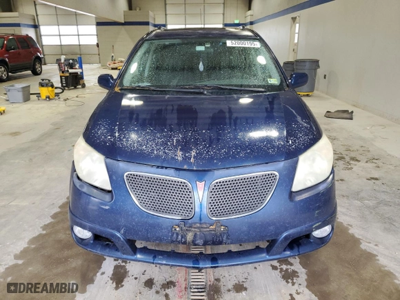 2005 Pontiac Vibe with VIN 5Y2SL638X5Z406729, listed as a Copart auction lot 52000195 with 285,537 mi miles and Salvage Title. Bid and sale history available at carsss.com. Image 5.