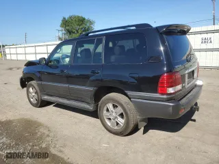 2006 Lexus LX 470 with VIN JTJHT00W664006446, listed as a Copart auction lot 73165774 with 294,950 mi miles and Salvage Title. Bid and sale history available at carsss.com. Image 2.