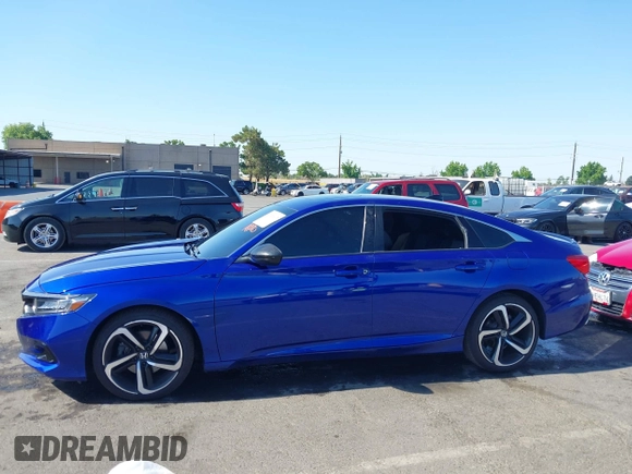 2021 Honda Accord Sport with VIN 1HGCV2F35MA007796, listed as a IAAI auction lot 42626967 with 44,168 mi miles and . Bid and sale history available at DreamBid. Image 13.