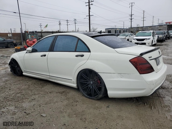 2009 Mercedes-Benz S-Class 5.5L V8 with VIN WDDNG71X89A280706, listed as a Copart auction lot 47773055 with 100,351 mi miles and Clean Title. Bid and sale history available at carsss.com. Image 2.