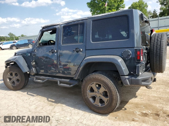2018 Jeep Wrangler JK Unlimited Golden Eagle with VIN 1C4BJWDG4JL881205, listed as a Copart auction lot 60770374 with 53,350 mi miles and Salvage Title. Bid and sale history available at carsss.com. Image 2.