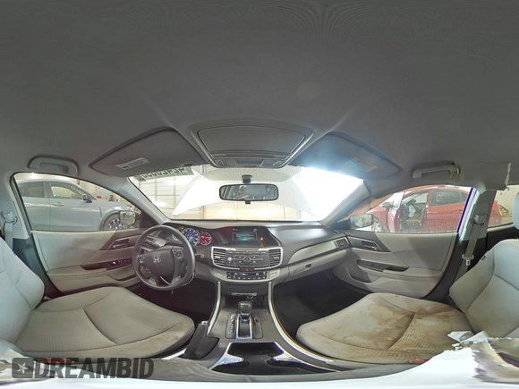 2015 Honda Accord LX with VIN 1HGCR2F39FA000857, listed as a Copart auction lot 42425595 with 73,657 mi miles and Salvage Title. Bid and sale history available at DreamBid. Image 14.