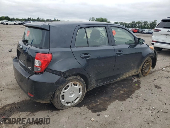 2013 Scion xD with VIN JTKKUPB47D1035844, listed as a Copart auction lot 58843915 with 164,586 mi miles and Salvage title. Bid and sale history available at DreamBid. Image 3.