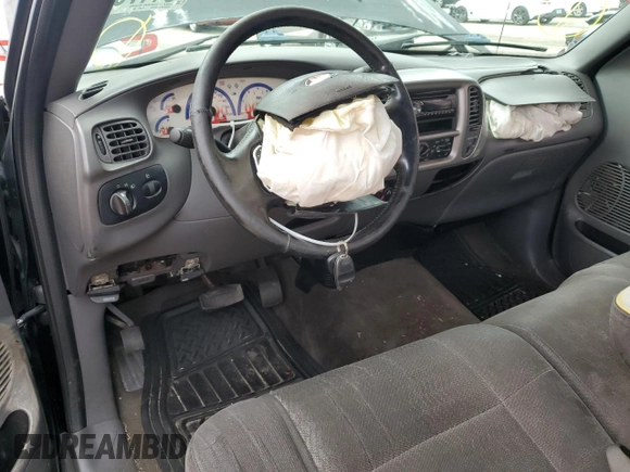 2003 Ford F-150 XL with VIN 1FTRF07W33KB56591, listed as a Copart auction lot 64170993 with 150,941 mi miles and Salvage title. Bid and sale history available at DreamBid. Image 8.