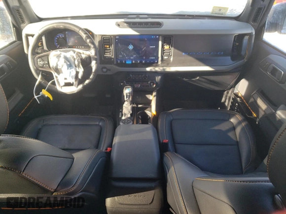 2023 Ford Bronco with VIN 1FMEE5DP7PLB67780, listed as a Copart auction lot 88999485 with 12,098 mi miles and Salvage Title. Bid and sale history available at DreamBid. Image 8.