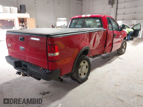 2008 Ford F-150 XL with VIN 1FTRF122X8KF02704, listed as a IAAI auction lot 41748158 with 1 mi miles. Bid and sale history available at carsss.com. Image 4.