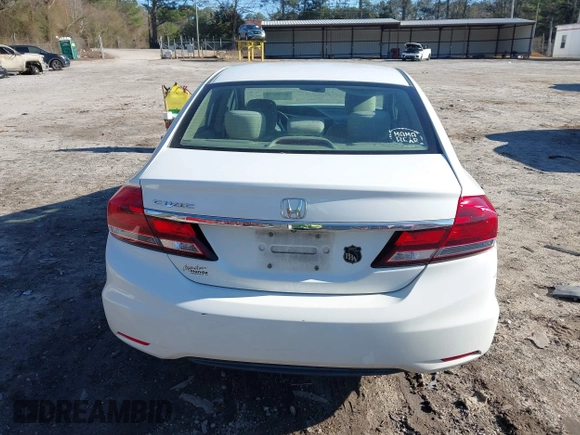 2015 Honda Civic LX with VIN 19XFB2F58FE113794, listed as a IAAI auction lot 41749054 with 163,452 mi miles. Bid and sale history available at carsss.com. Image 17.