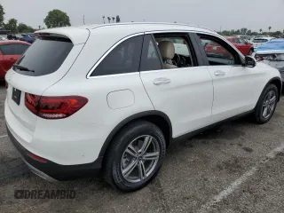 2022 Mercedes-Benz GLC 300 with VIN W1N0G8DB1NG078798, listed as a Copart auction lot 64029425 with 15,514 mi miles and Salvage title. Bid and sale history available at DreamBid. Image 3.