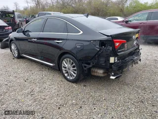 2015 Hyundai Sonata 2.4L Sport with VIN 5NPE34AF7FH167121, listed as a IAAI auction lot 42005240 with 110,612 mi miles. Bid and sale history available at carsss.com. Image 3.
