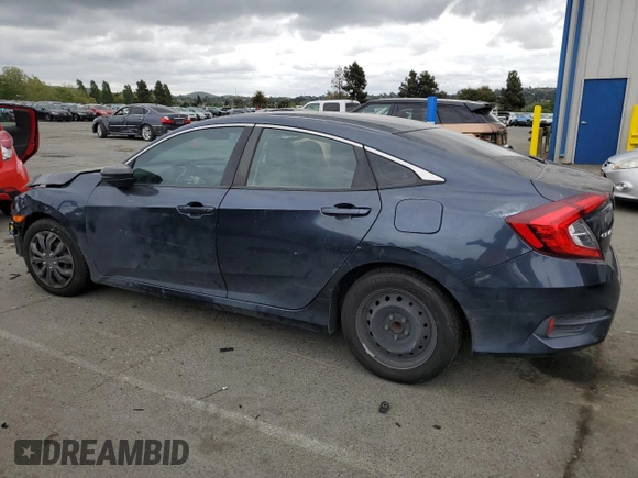 2017 Honda Civic Sedan LX with VIN 19XFC2F58HE221462, listed as a Copart auction lot 54593355 with 118,374 mi miles and Non Repairable. Bid and sale history available at carsss.com. Image 2.