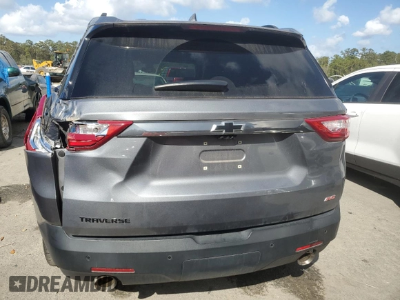 2021 Chevrolet Traverse RS with VIN 1GNERJKW8MJ184873, listed as a Copart auction lot 78781304 with 41,664 mi miles and Salvage Title. Bid and sale history available at carsss.com. Image 6.