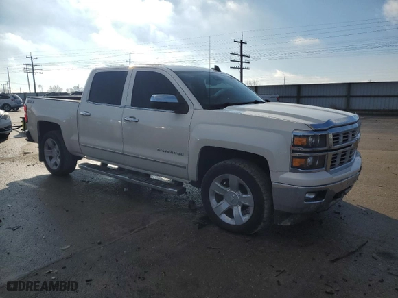 2015 Chevrolet Silverado 1500 LTZ with VIN 3GCUKSEC0FG177789, listed as a Copart auction lot 85991634 with 81,309 mi miles and Salvage Title. Bid and sale history available at carsss.com. Image 4.