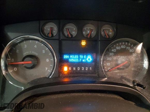 2010 Ford F-150 XL with VIN 1FTEX1E83AFA35877, listed as a Copart auction lot 45586385 with 105,622 mi miles and Salvage title. Bid and sale history available at DreamBid. Image 9.