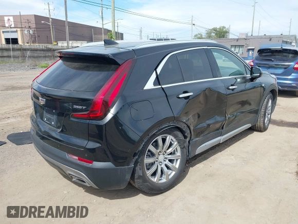 2020 Cadillac XT4 AWD Premium Luxury with VIN 1GYFZDR4XLF081159, listed as a IAAI auction lot 42337319 with 49,234 mi miles and . Bid and sale history available at DreamBid. Image 4.