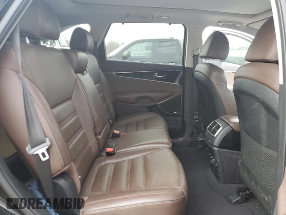2019 Kia Sorento SX z VIN 5XYPK4A56KG504625, wystawiony jako Copart lot #44370205 z przebiegiem 118 051 mil mil oraz Szkoda całkowita • Salvage title. Historia ofert i sprzedaży dostępna na DreamBid. Obrazek 11.