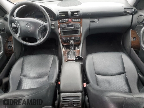 2003 Mercedes-Benz C 240 with VIN WDBRF61JX3A485129, listed as a Copart auction lot 85541754 with Not provided miles and Salvage title. Bid and sale history available at DreamBid. Image 8.