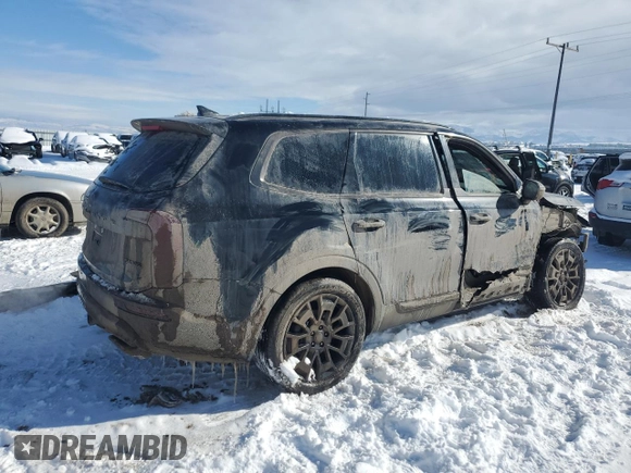 2021 Kia Telluride SX with VIN 5XYP5DHC4MG186986, listed as a Copart auction lot 47409435 with 10,887 mi miles and Salvage title. Bid and sale history available at DreamBid. Image 3.