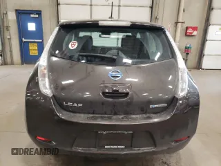 2016 Nissan LEAF S with VIN 1N4BZ0CP2GC308051, listed as a Copart auction lot 50314175 with 52,414 mi miles and Salvage Title. Bid and sale history available at carsss.com. Image 6.