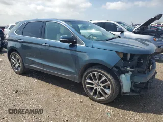 2016 Ford Edge Titanium with VIN 2FMPK4K97GBB15016, listed as a Copart auction lot 51073725 with 115,496 mi miles and Salvage Title. Bid and sale history available at carsss.com. Image 4.
