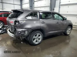 2016 Toyota Highlander Hybrid Limited with VIN 5TDDCRFH5GS018091, listed as a Copart auction lot 55477404 with 101,480 mi miles and Salvage Title. Bid and sale history available at carsss.com. Image 3.