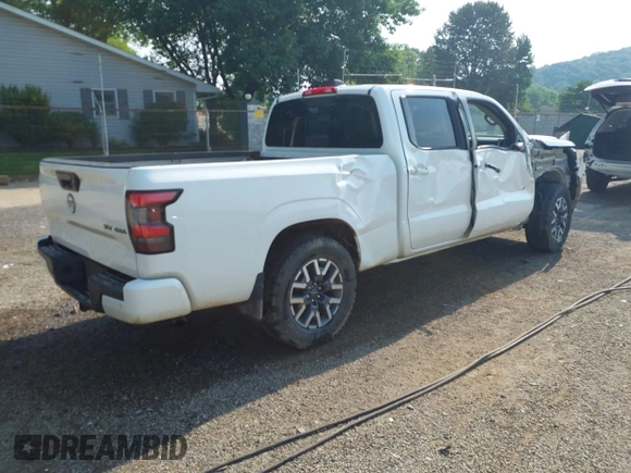 2023 Nissan Frontier SV with VIN 1N6ED1FK1PN652290, listed as a IAAI auction lot 42443397 with 38,876 mi miles and . Bid and sale history available at DreamBid. Image 4.