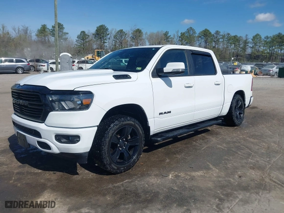 2020 Ram 1500 Big Horn with VIN 1C6SRFFT1LN146716, listed as a IAAI auction lot 41908787 with 107,043 mi miles. Bid and sale history available at carsss.com. Image 18.